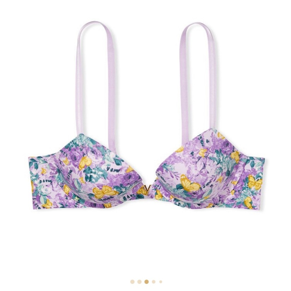 VS Purple Butterflies Print Bra